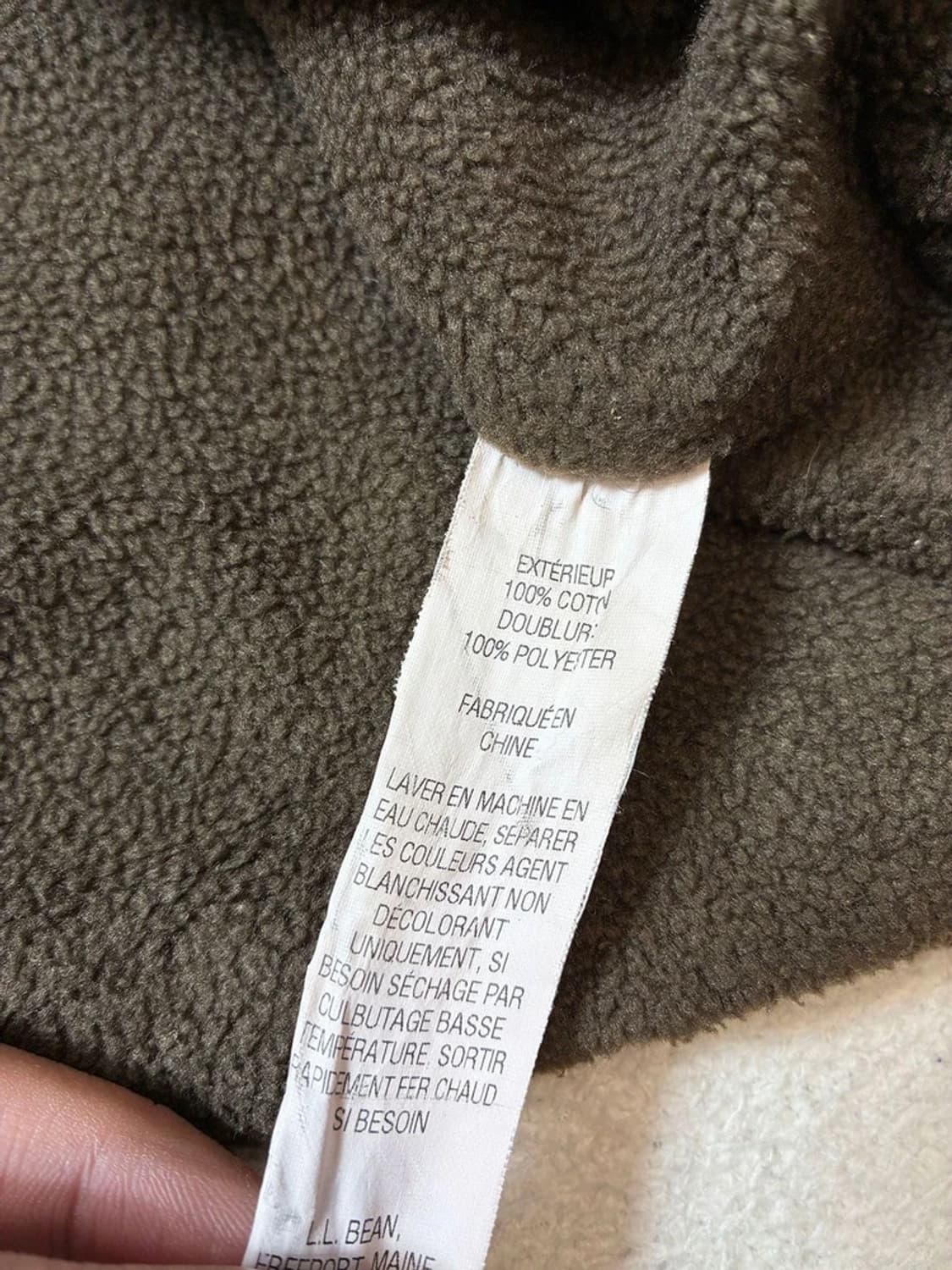 LL Bean 00's 플리스 워크 체크 셔츠 PN7122 상품이미지10