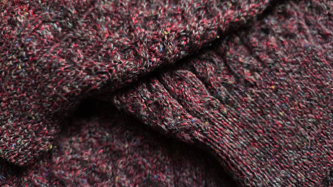 빈티지 아일랜드 니트 울 & 알파카 혼방 상품이미지5