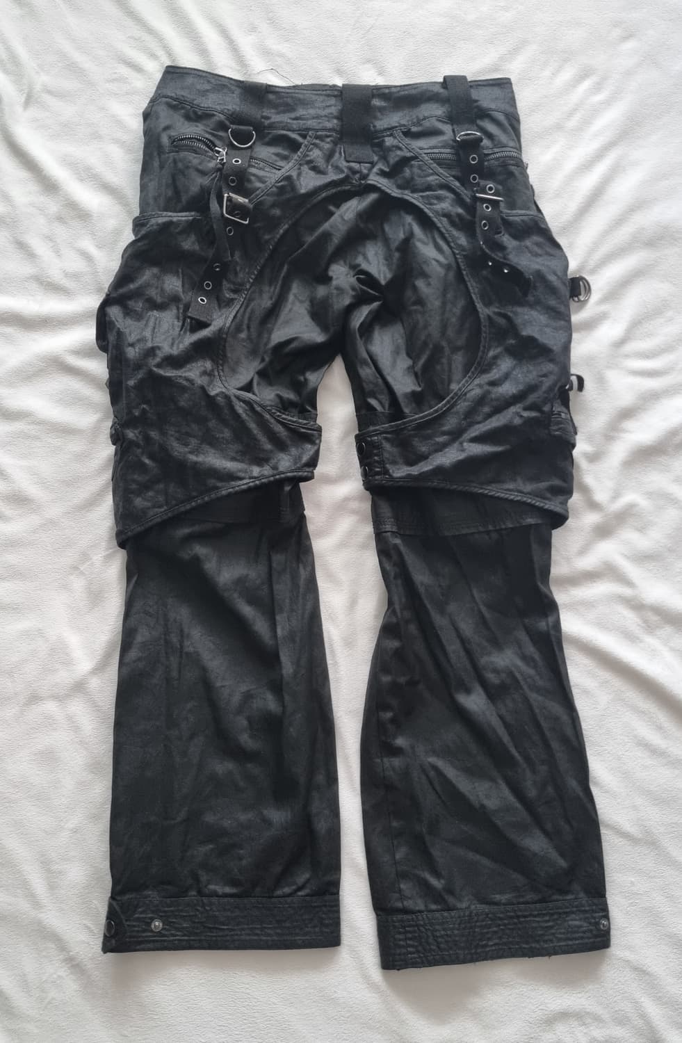 빈티지 00s archive 아카이브 블랙 그런지 펑크 팬츠 상품이미지2