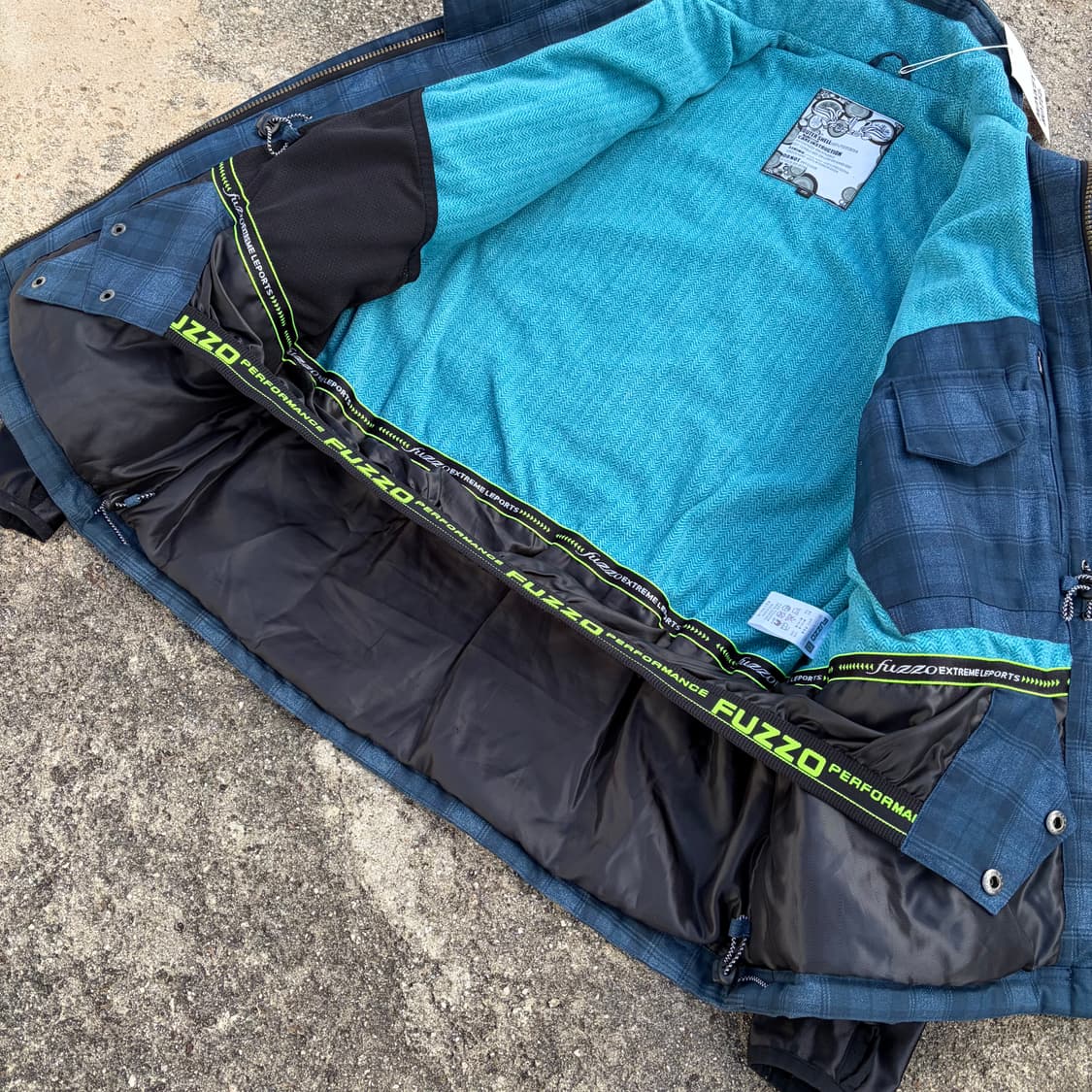 푸조 빈티지 체크 필드 자켓 M 상품이미지7