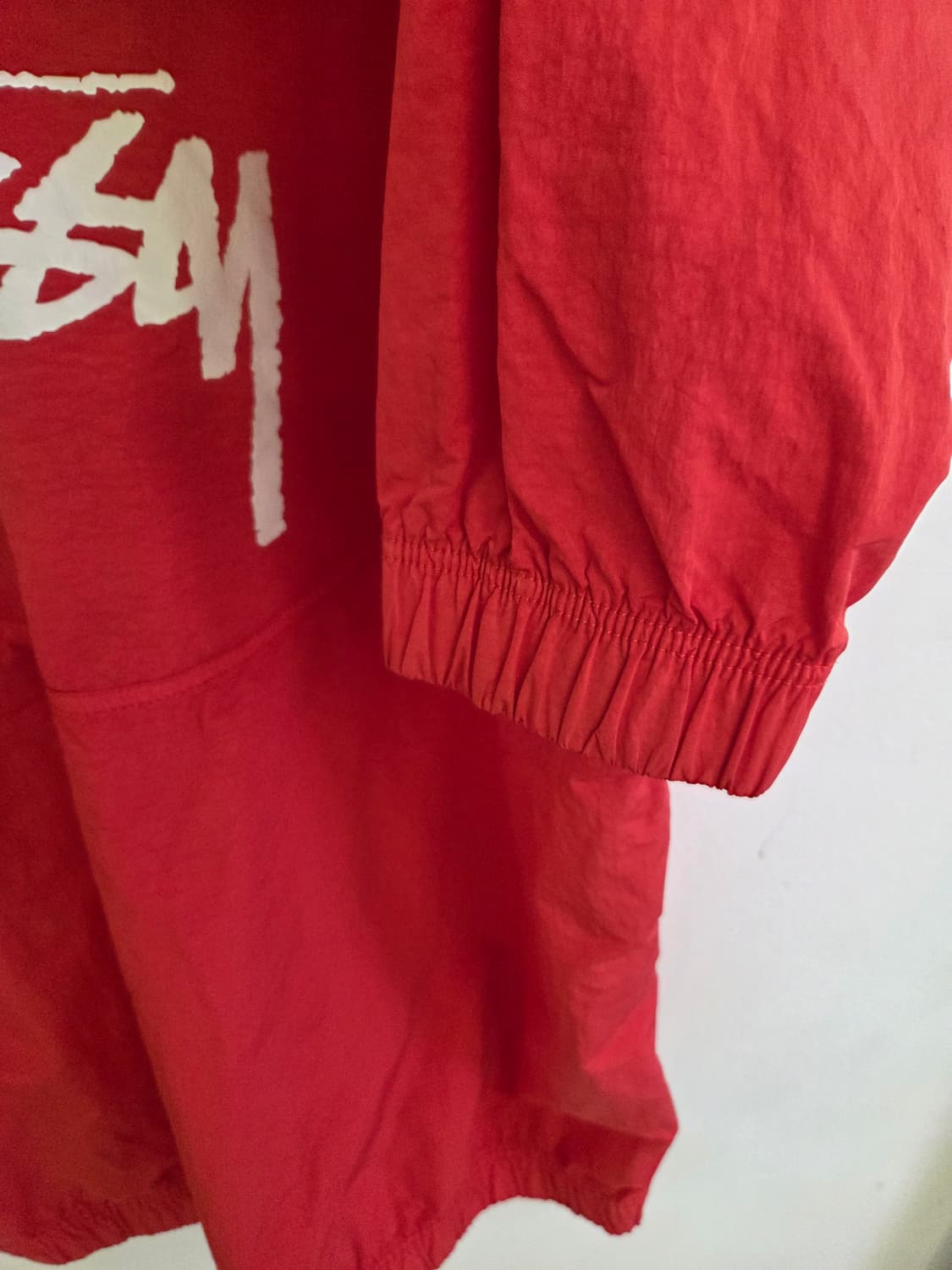 나이키 스투시 콜라보 윈드러너 자켓 M 레드 상품이미지8