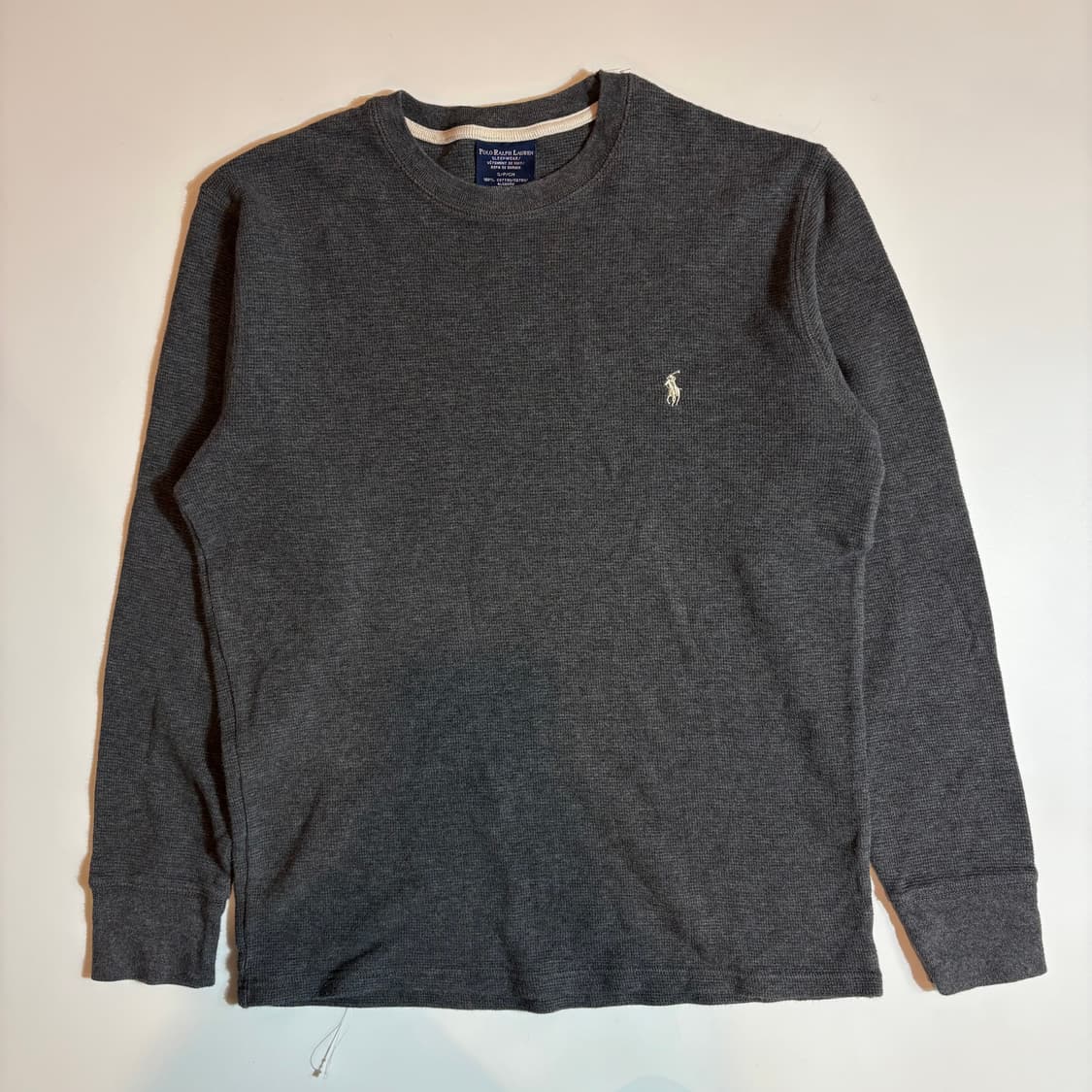 폴로 랄프로렌 포니 로고 와플 롱 슬리브 상품이미지1