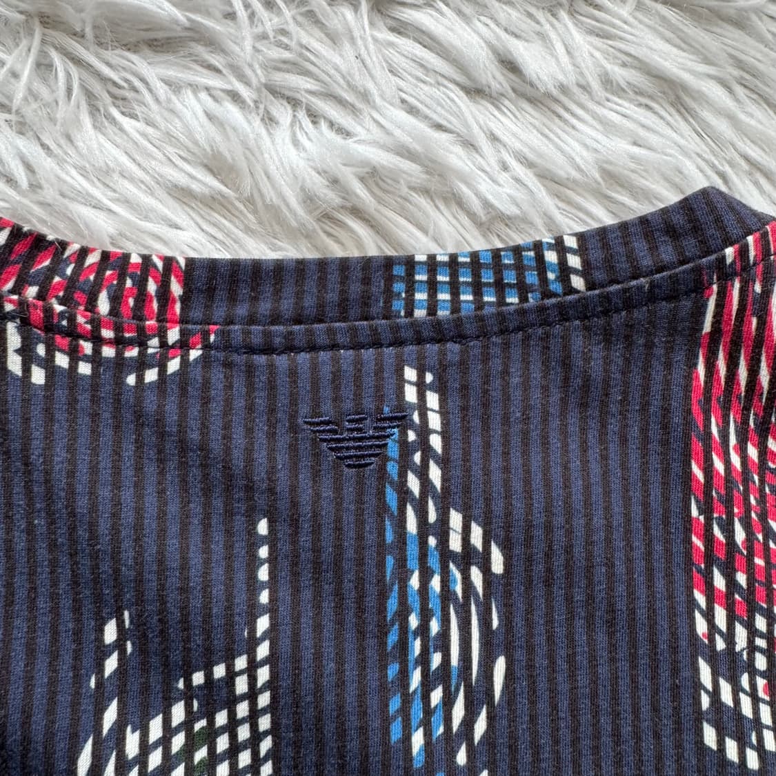 EMPORIO ARMANI 일본빈티지 반팔 엠포리오 아르마니 XL 100 상품이미지5