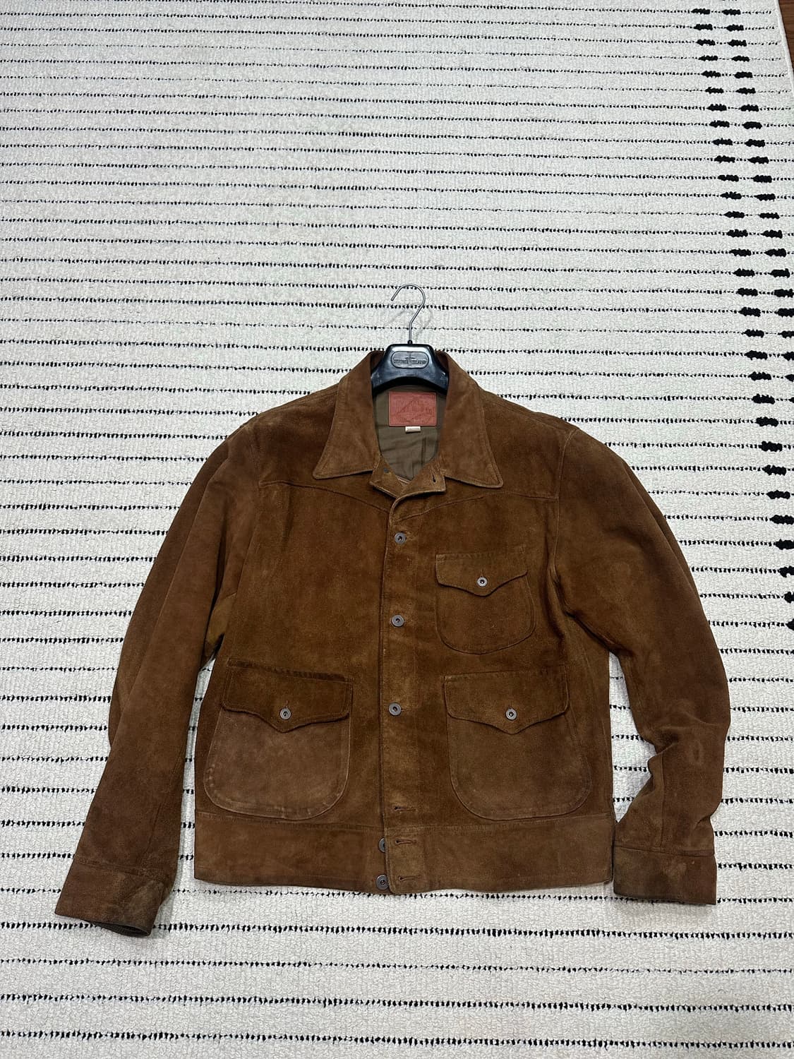 더블알엘 rrl 러프아웃 스웨이드 자켓 팝니다. 상품이미지1