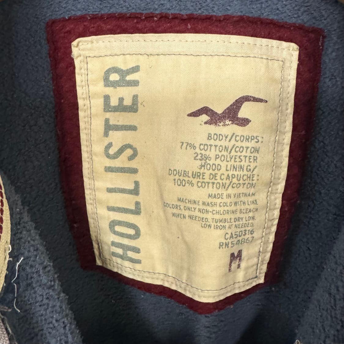 홀리스터 y2k 아치로고 후드집업 상품이미지3