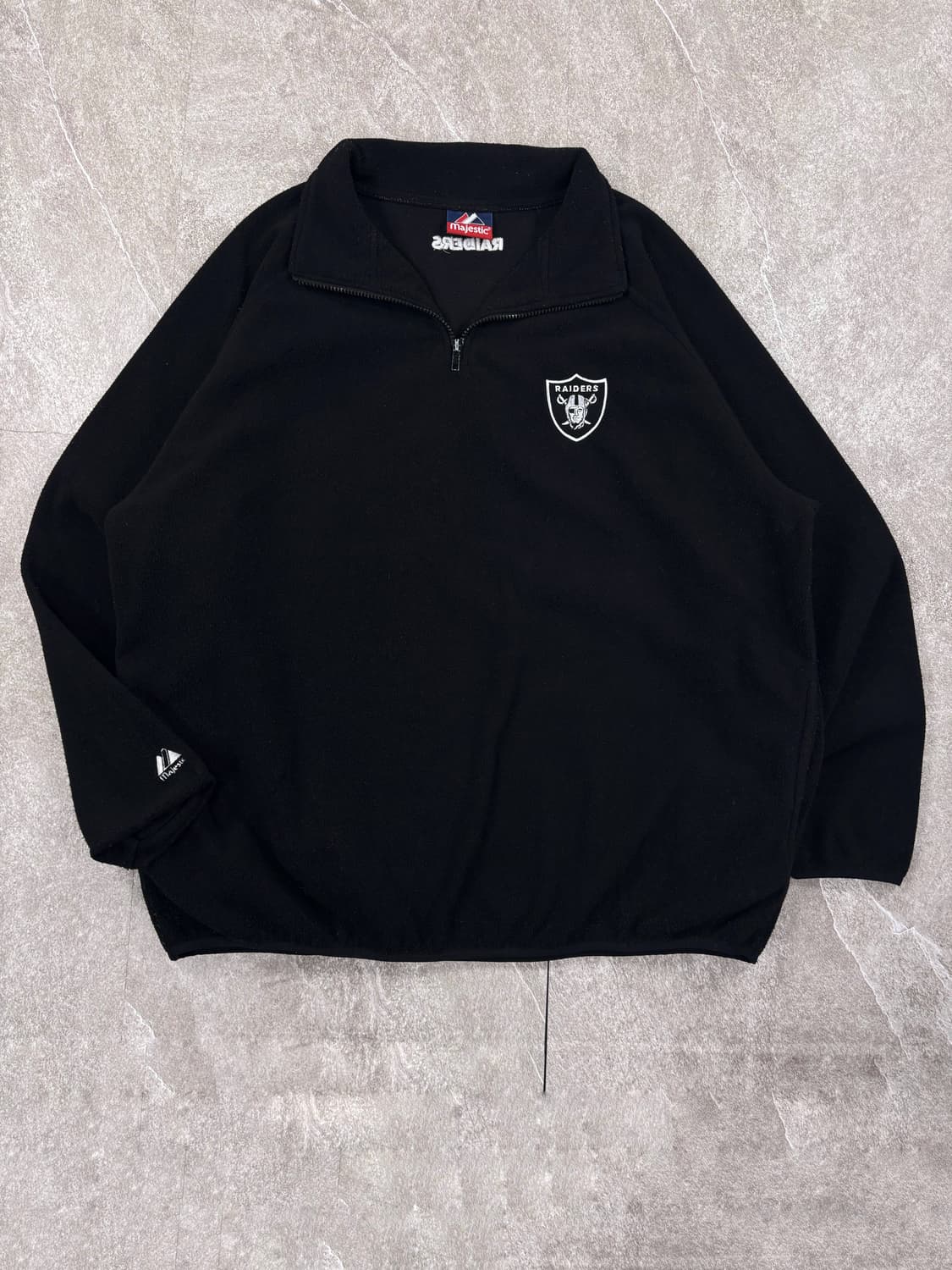 Majestic LA Raiders Fleece Anorak    상품이미지1