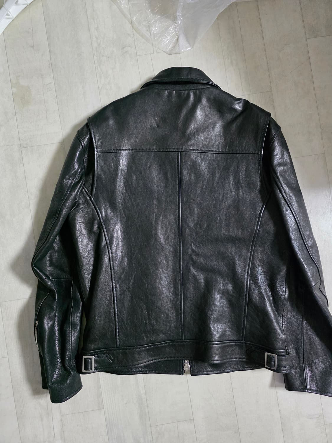 도프제이슨 프리미엄 베지터블 램스킨 싱글 자켓 M 상품이미지4