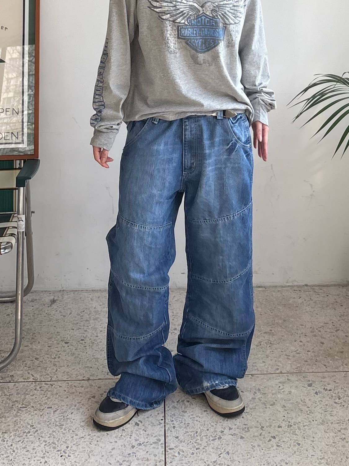 90s’빈티지 자수 힙합팬츠 상품이미지3