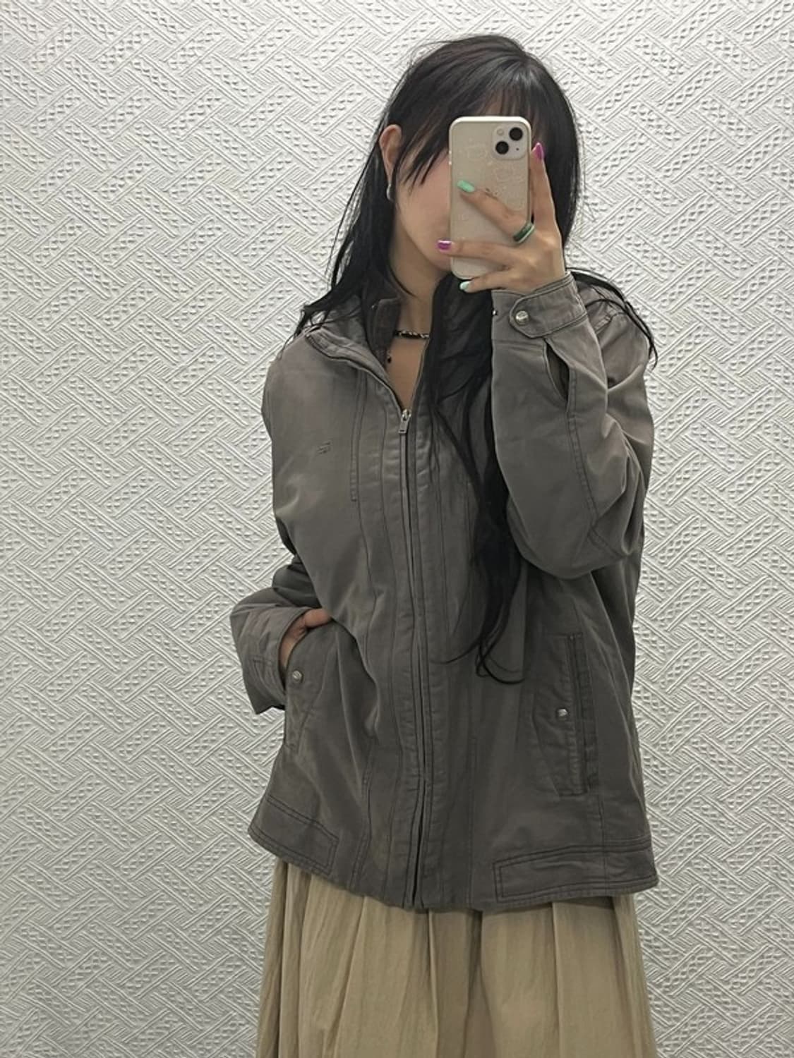 라코스테 올드스쿨 리버시블 조끼베스트 세트 워크자켓 C06572 상품이미지1