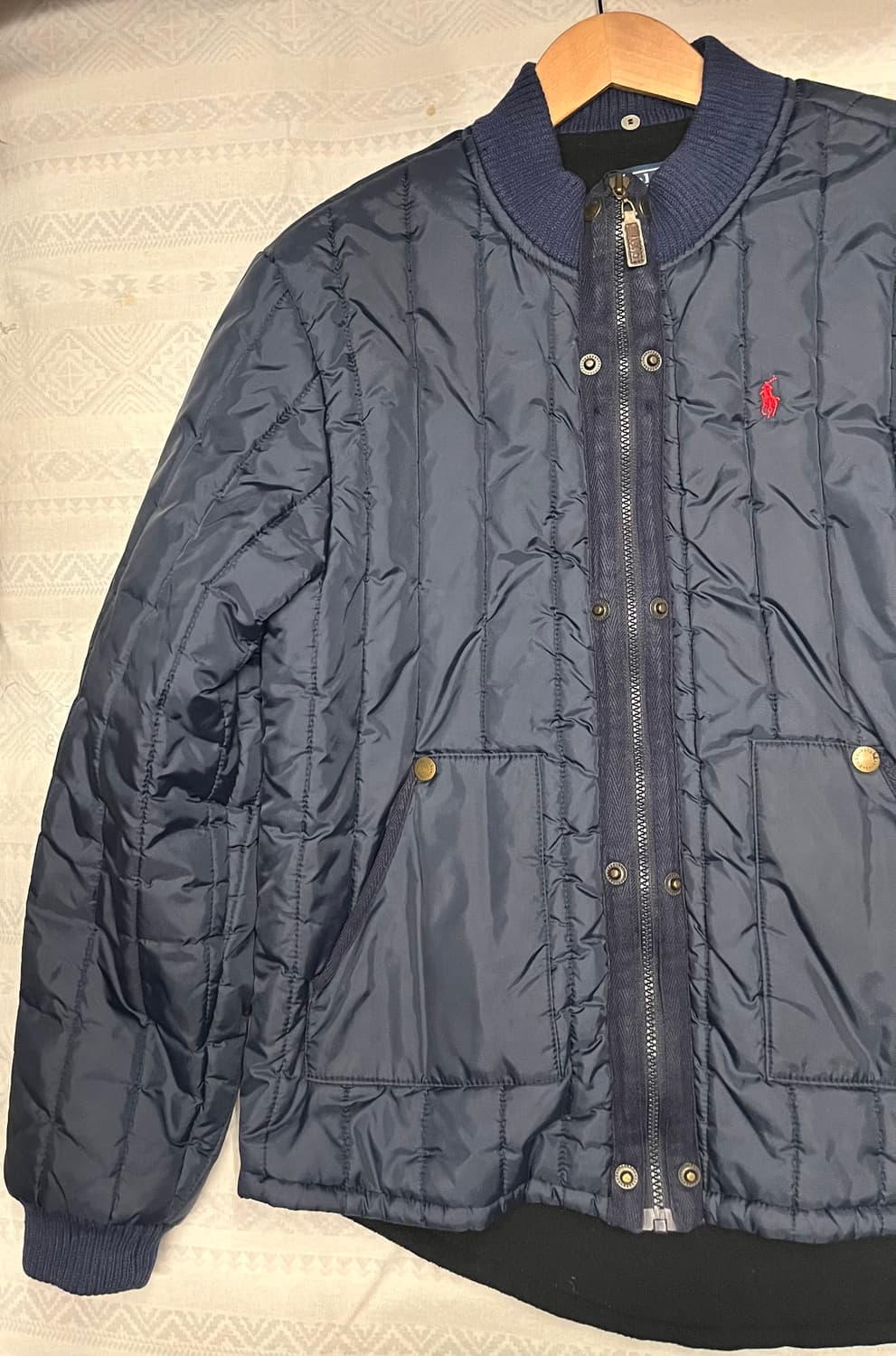 폴로 랄프로렌 네이비 퀼팅 자켓 상품이미지5