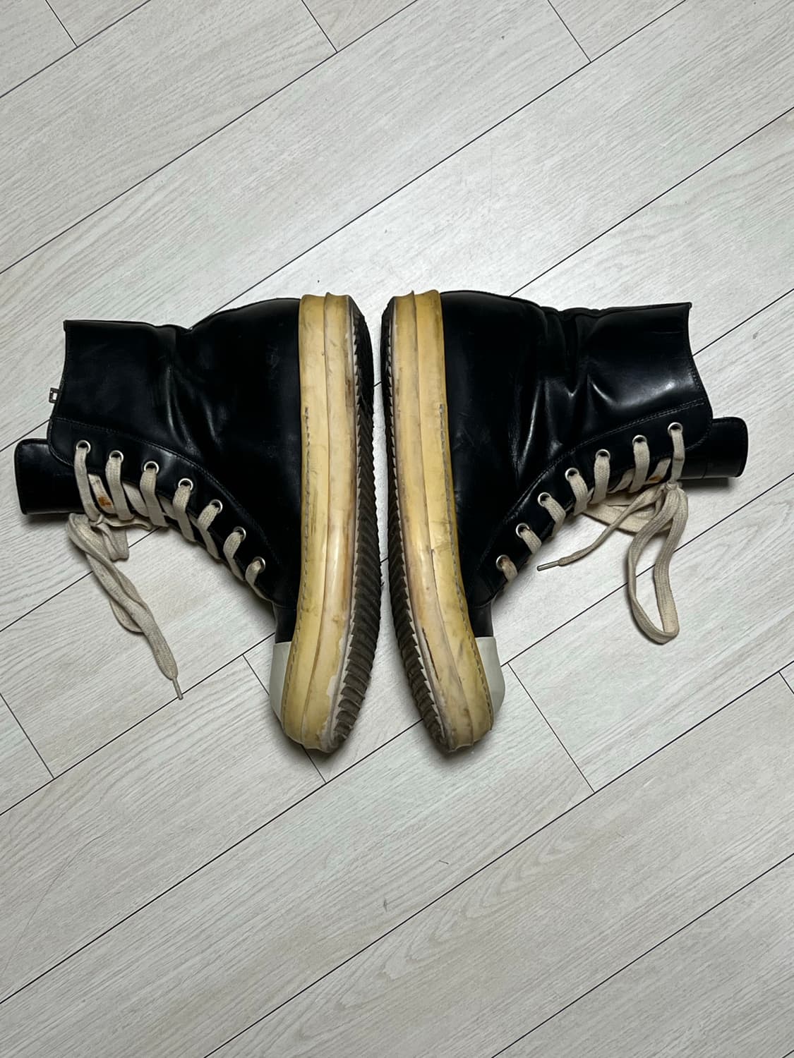 릭오웬스 16FW 라몬즈 하이 (39.5/255) 상품이미지4