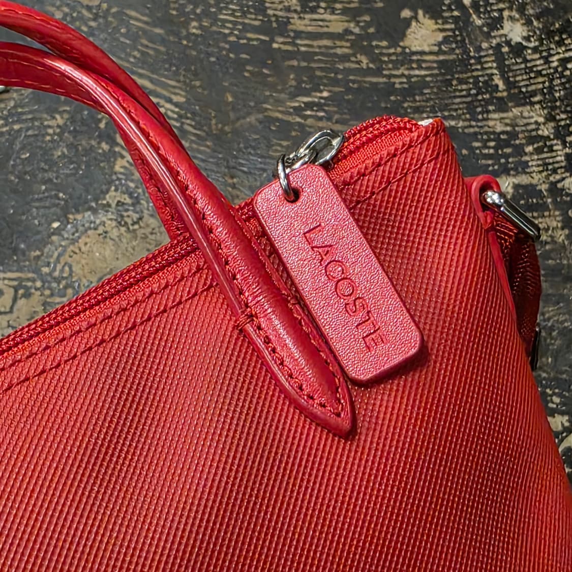 라코스테 레드 미니 크로스백 상품이미지4