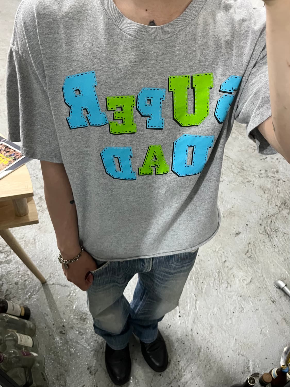 Super Dad cutting tee 상품이미지3