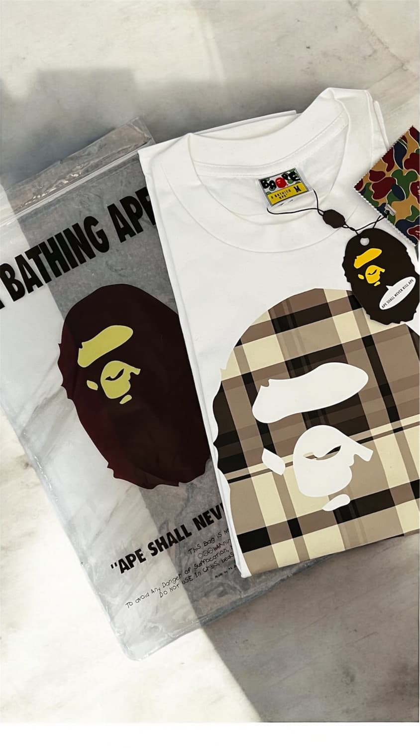 베이프 반팔티셔츠  상품이미지1