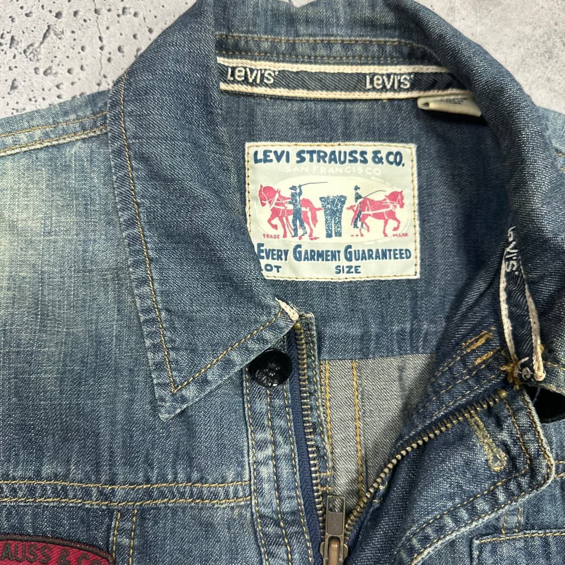 ✨ (바배) 리바이스 데님 셔츠 자켓  상품이미지5