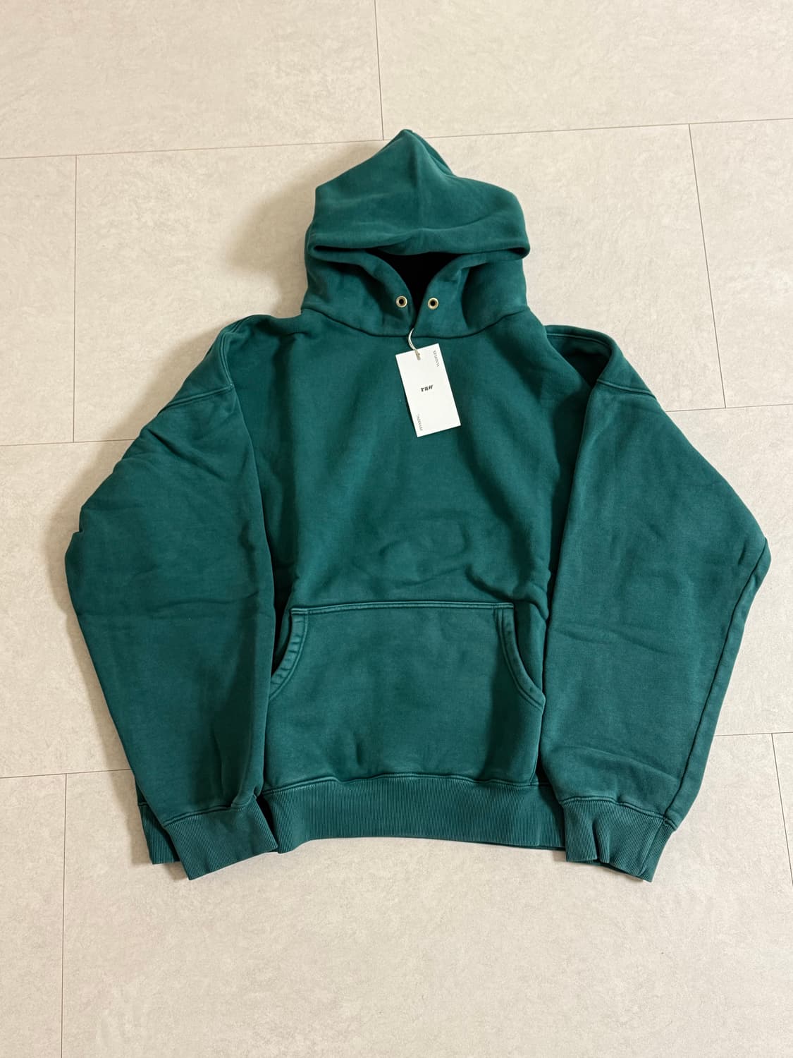 (XL) 블라인드파일즈 블랭크 후드 그린 상품이미지1