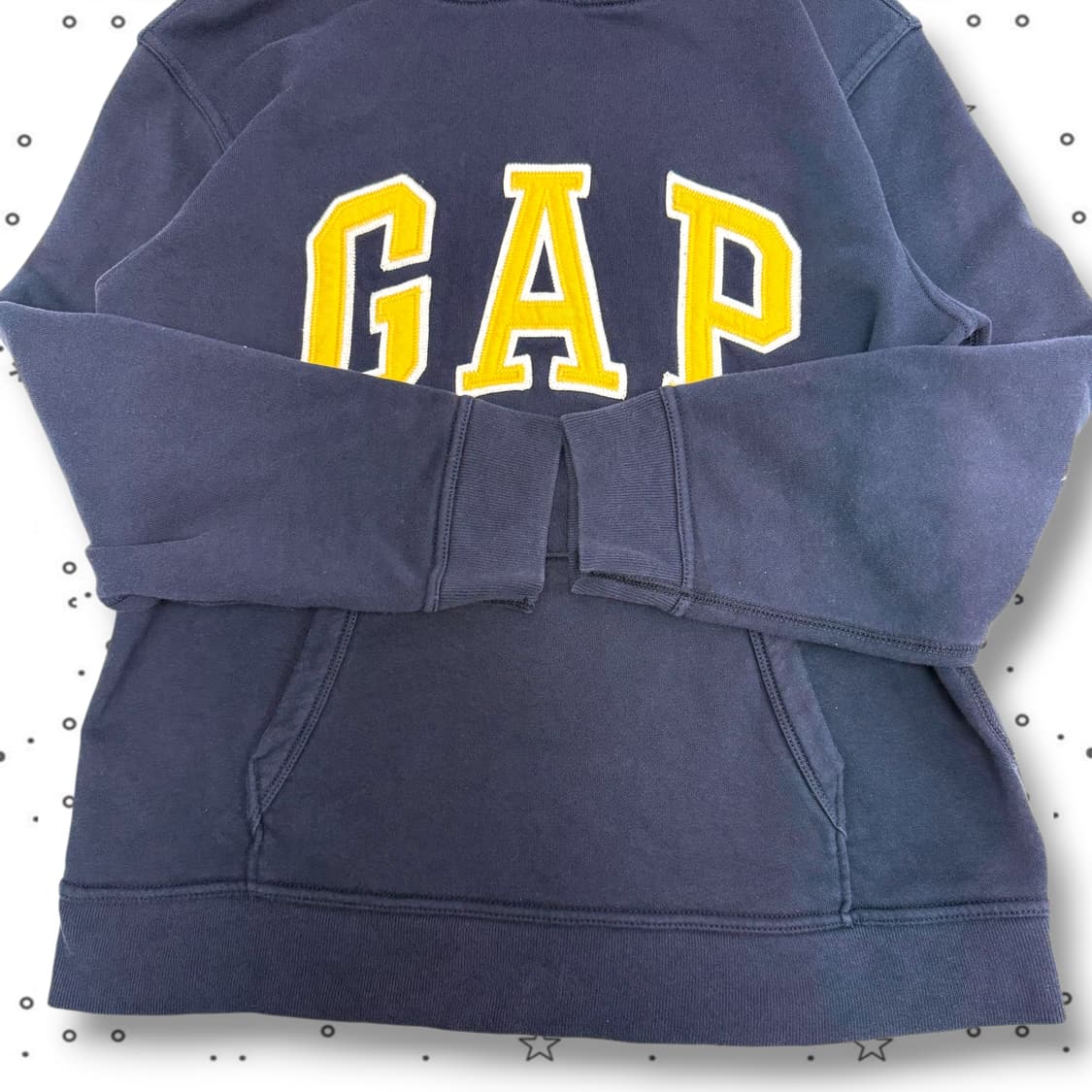 XL GAP 갭 네이비 후드 티셔츠 상품이미지4