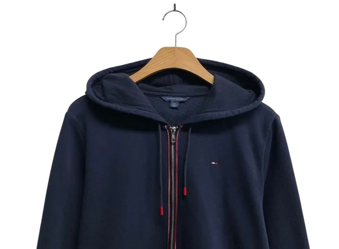 타미 네이비 컬러 후드 집업 L 상품이미지2