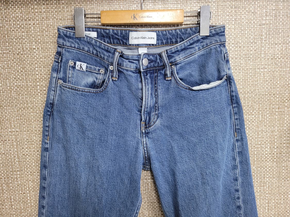 30인치 캘빈클라인 창바지 90S 핏 중청 아메카지  상품이미지2