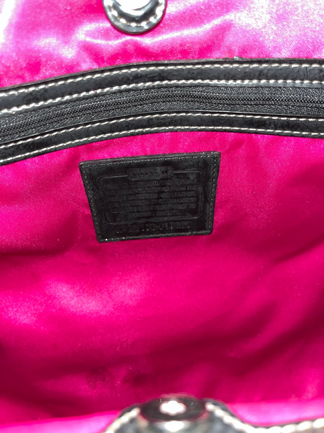 2000ss Coach Check Shoulder bag 상품이미지9