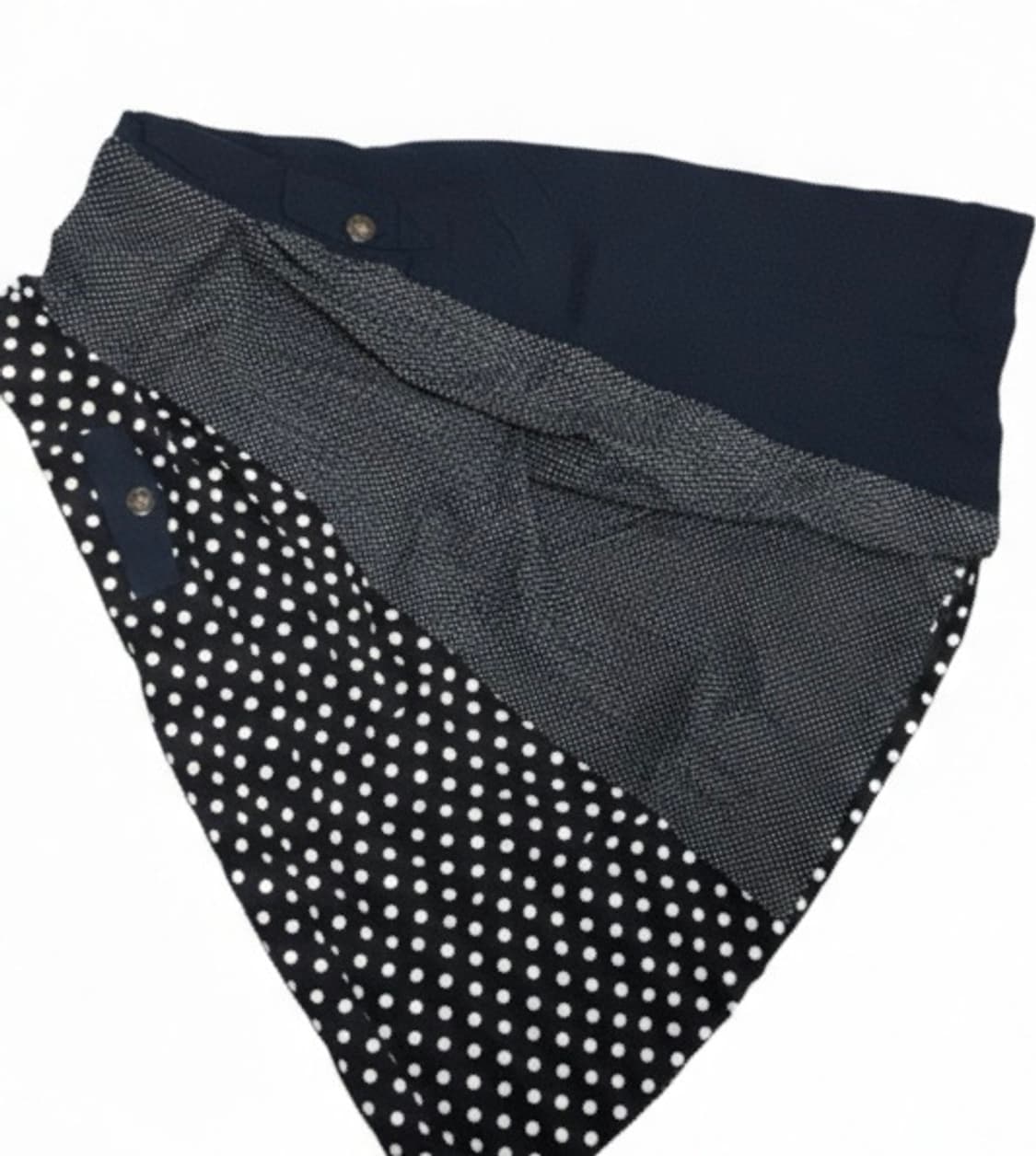 Mysty woman 도트 밴딩 롱 스커트 상품이미지2