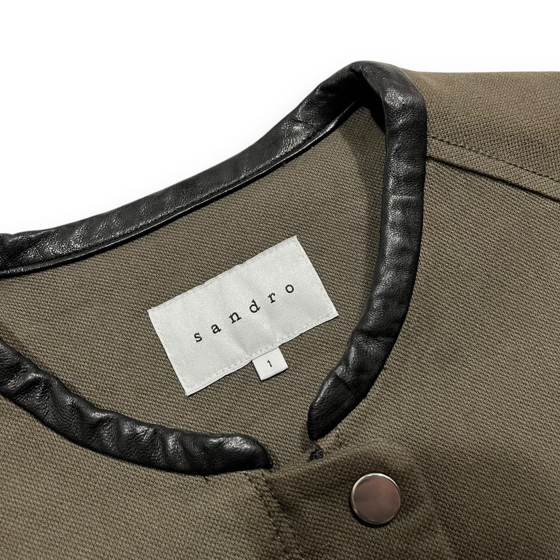 산드로 논카라 더블 포켓 코튼 자켓 상품이미지6