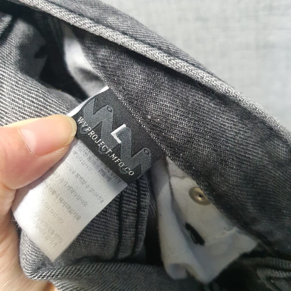 더블유브이프로젝트 남성 데님 청바지  상품이미지4