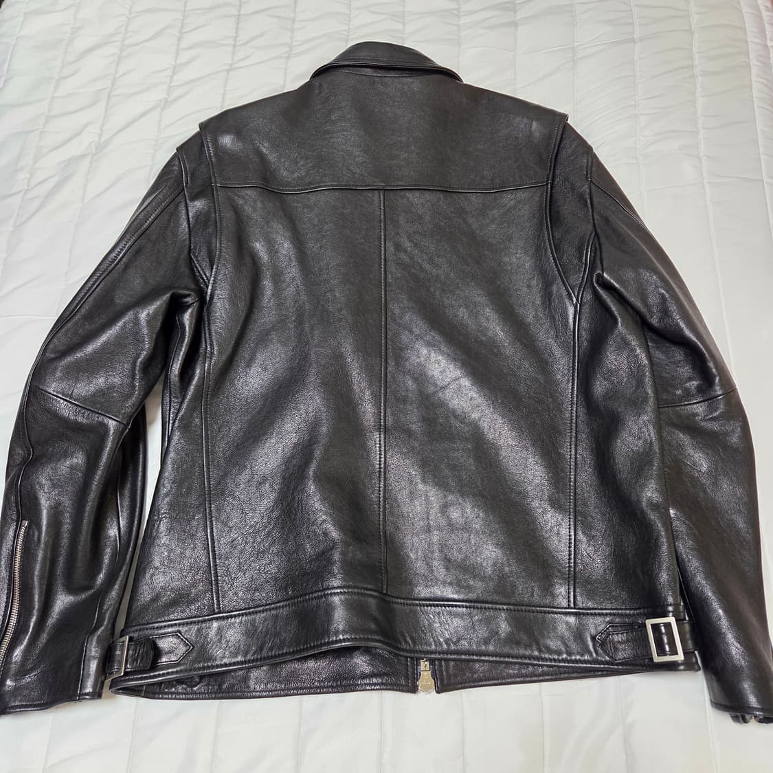 [XL]도프제이슨 프리미엄 램스킨 베지터블 싱글자켓 초판(람포지퍼버전) 상품이미지9