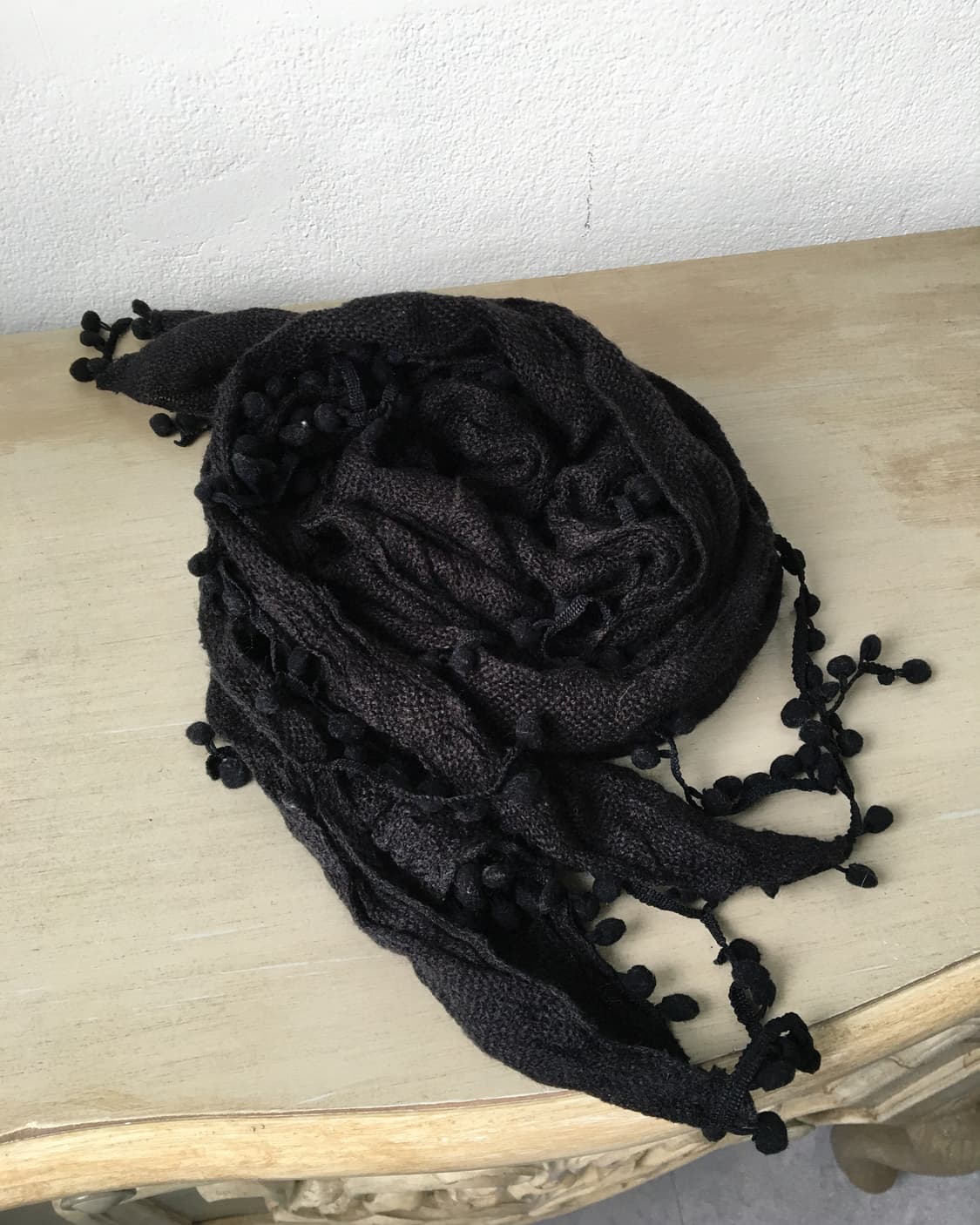 pom pom tail point muffler 상품이미지2