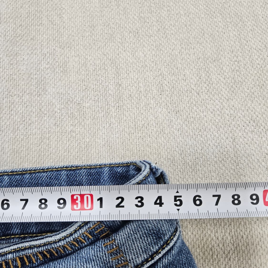 실측확인 빈티지 패치 데님 팬츠 0622Y 상품이미지6