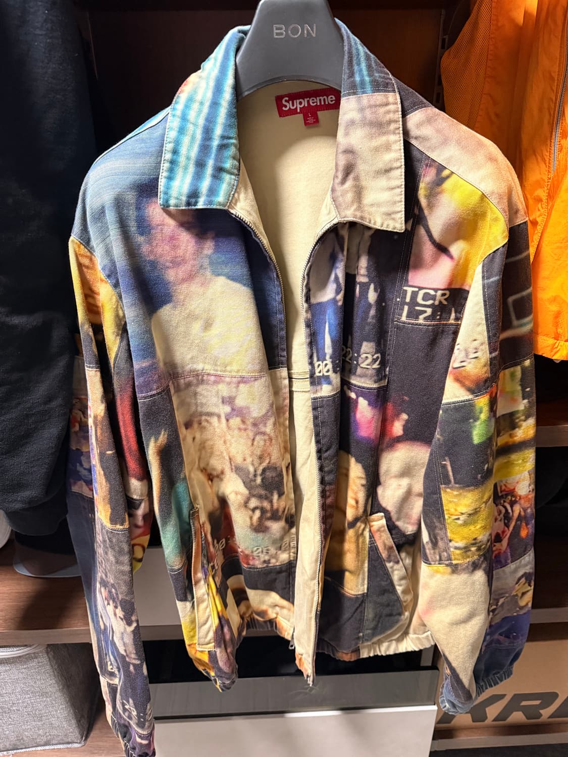 슈프림 마크레키 패치워크 헤링턴자켓 L 상품이미지2