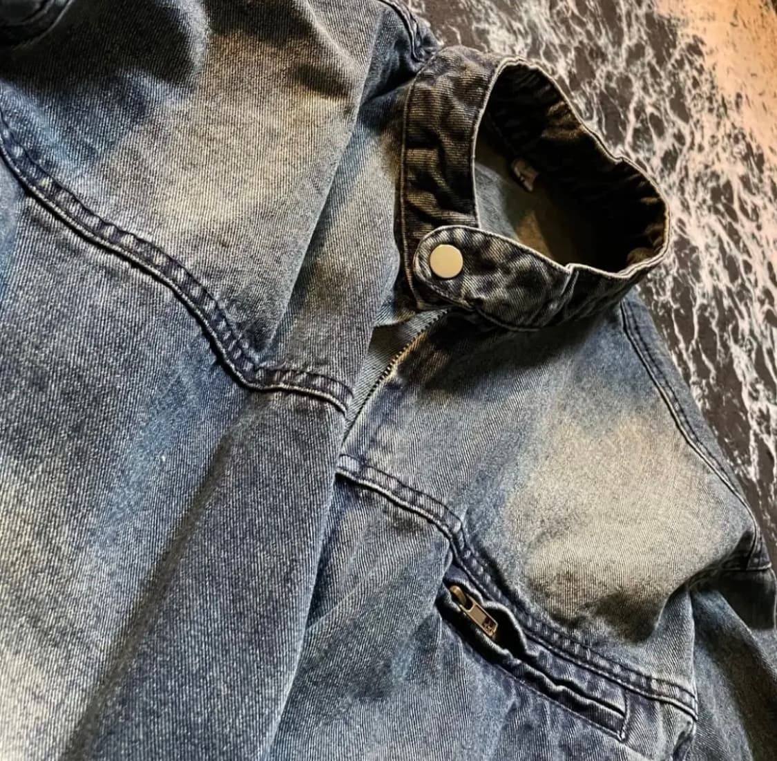 워싱 데님 자켓 상품이미지1