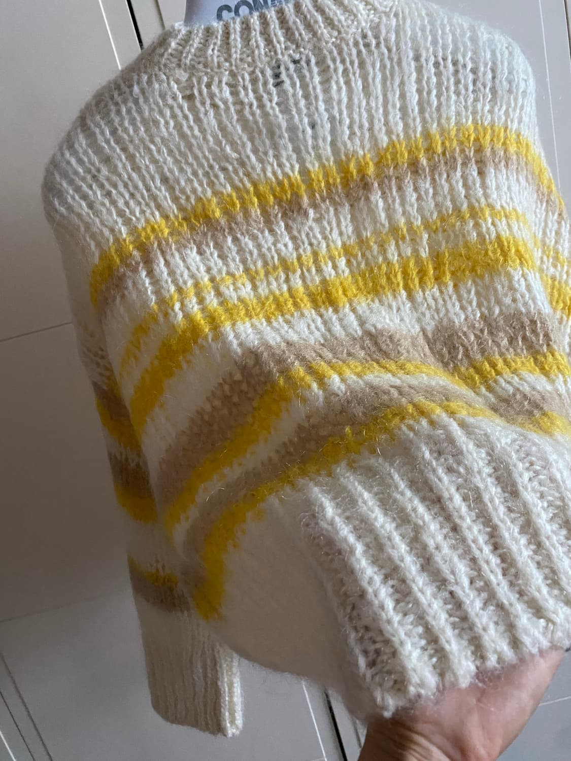 & Other Stories 줄무늬 모헤어 니트 S 상품이미지6