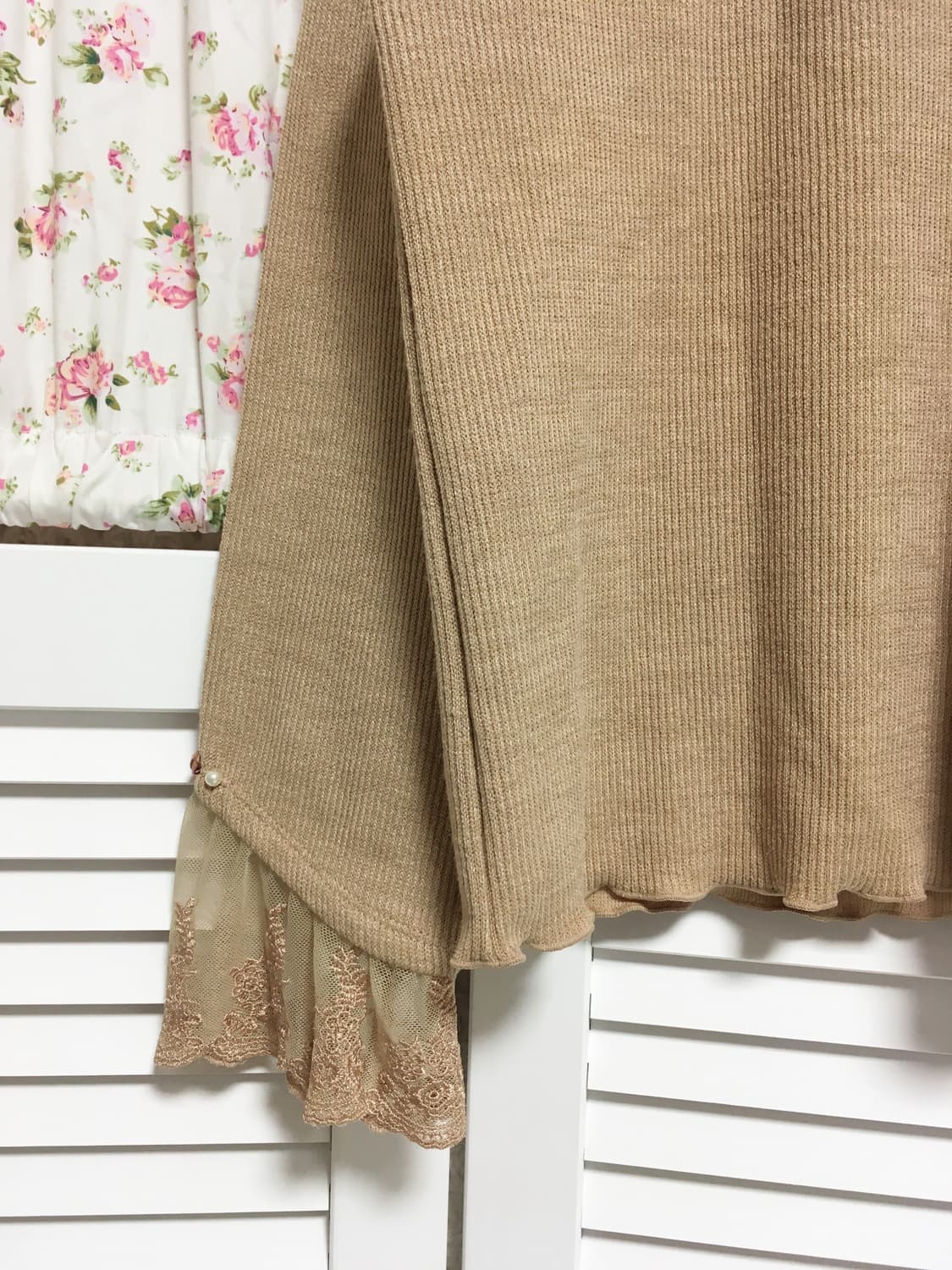 빈티지 엑시즈팝 로즈 슬리브 상품이미지2