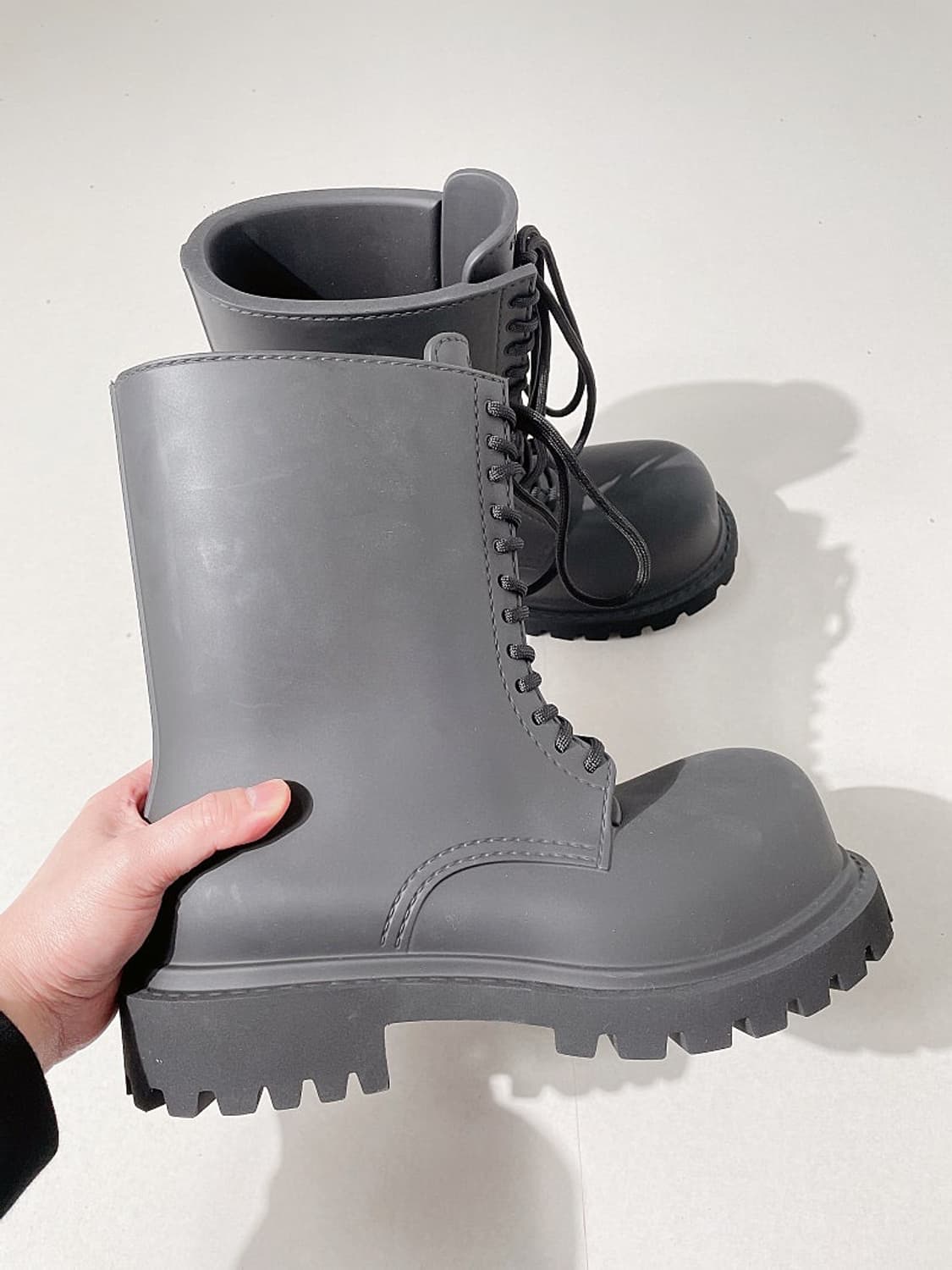 (정품/새상품) 발렌시아가 남성 블랙 풀 에바 스테로이드 부츠 상품이미지5