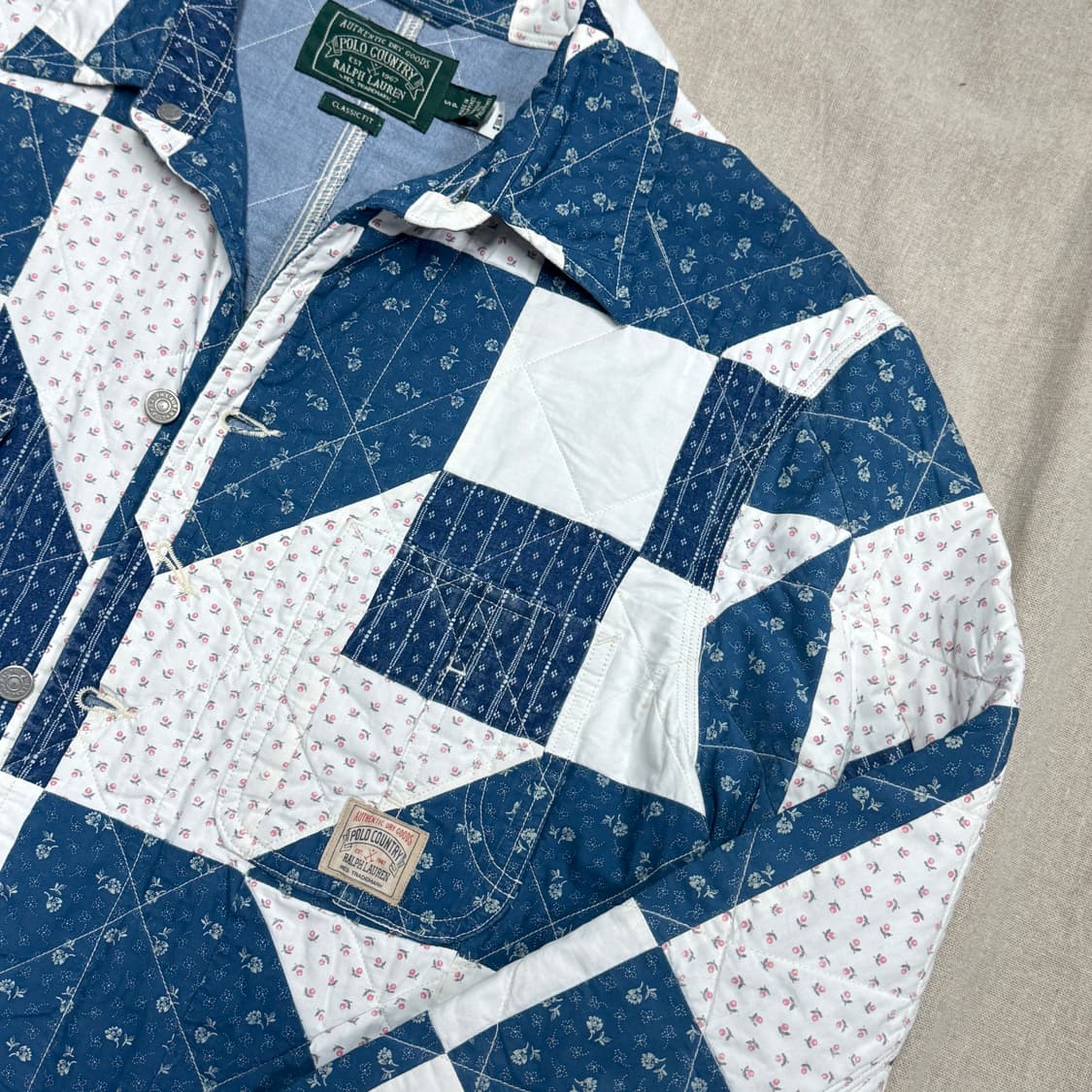 폴로랄프로렌 컨트리 패치워크 자켓 S(100~105) 상품이미지2