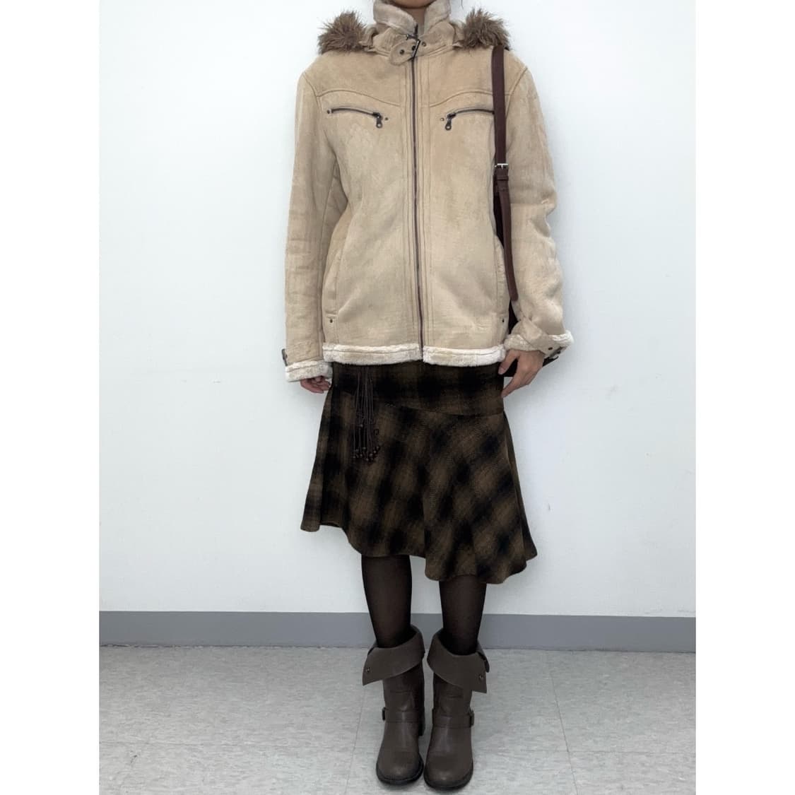 빈티지 울 스커트 상품이미지1