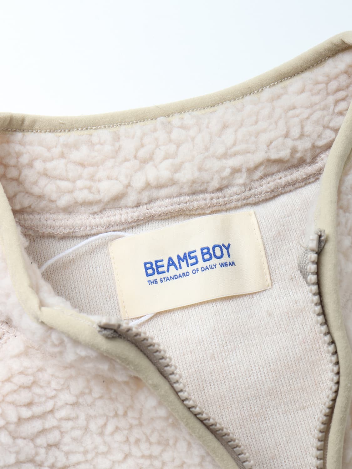 BEAMS BOY Boa Fleece Half Zip Pullover 상품이미지8