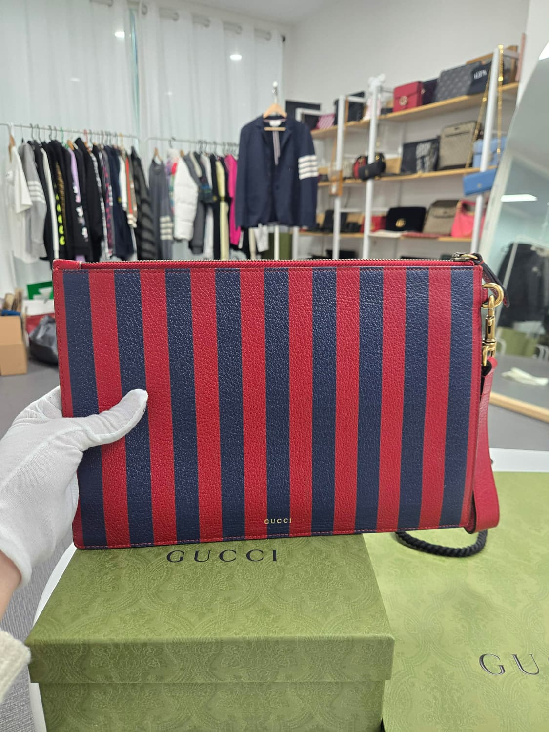 [40%할인] 구찌 한정한 킹스네이크 클러치백 상품이미지2