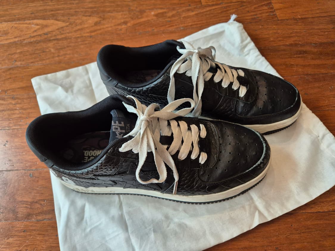 BAPE×Neighborhood 콜라보 신발 상품이미지1