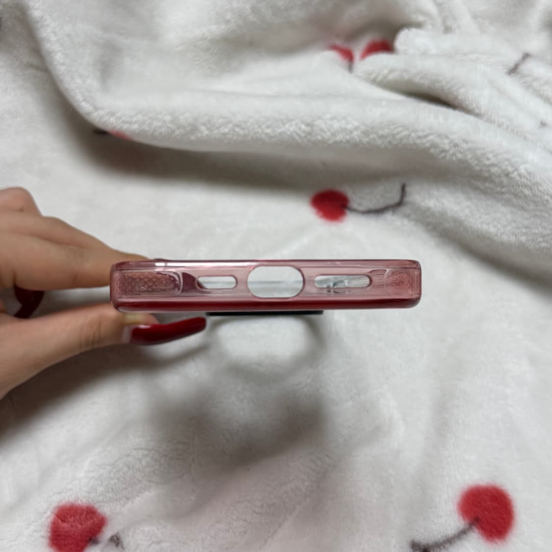 (15프로맥스) 케이스티파이 핑크 리본 폰케이스 상품이미지5