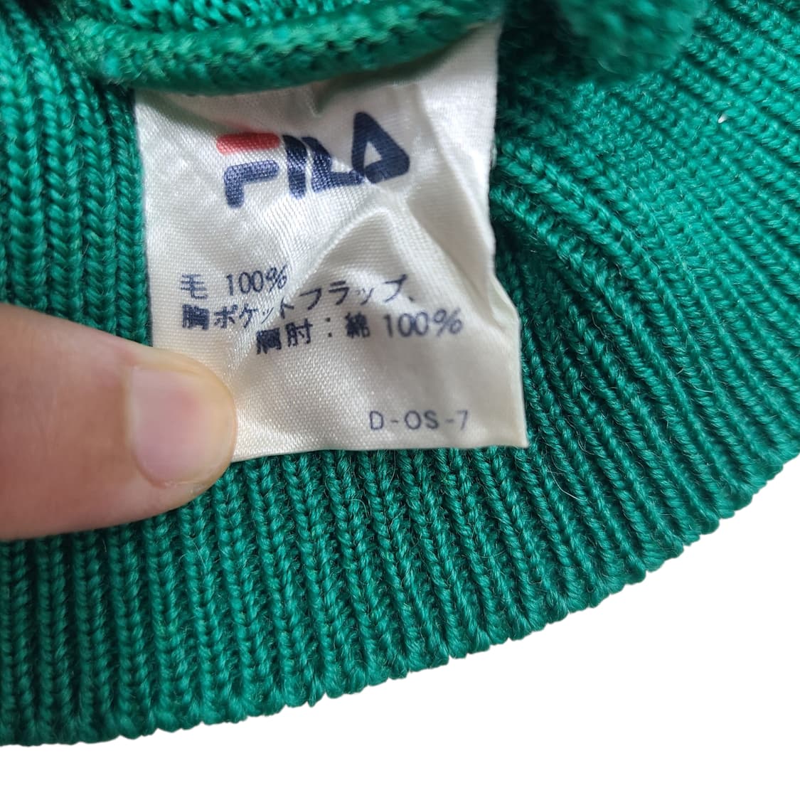 '90s 휠라 하프집업 니트 상품이미지7