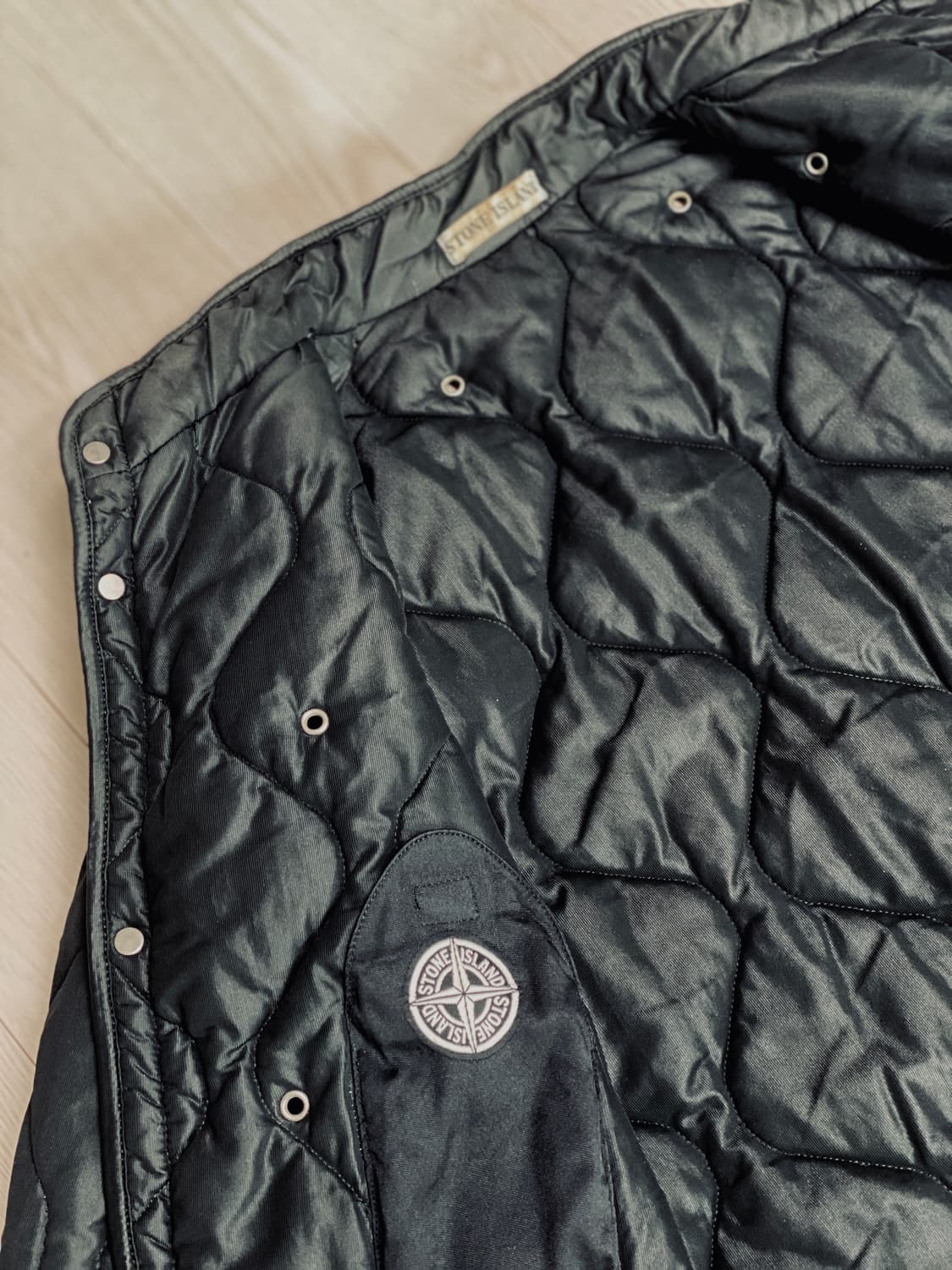  스톤아일랜드 (이너 탈부착 아우터 전용) 블랙 이너 패딩 L 사이즈 상품이미지6