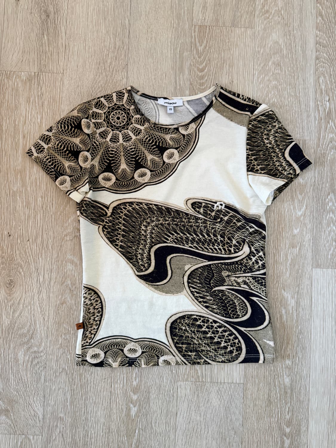 miaou beige t-shirt 상품이미지5