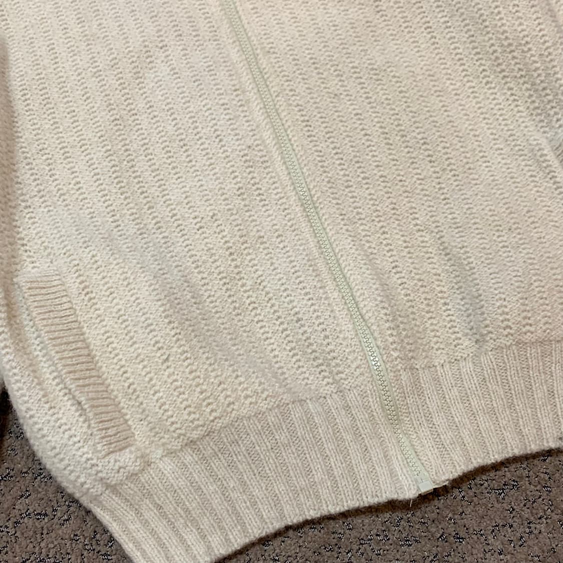 90s LL Bean knit zip-up made in usa (m) 상품이미지2