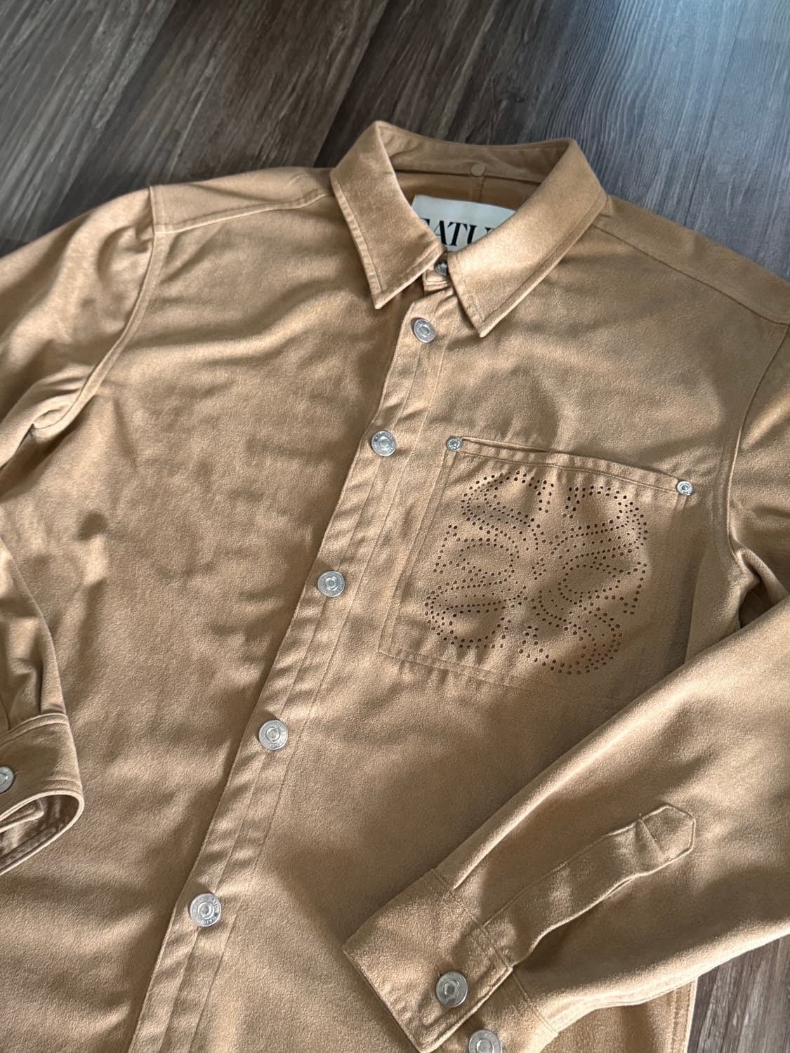 Satur suede western shirts 상품이미지1