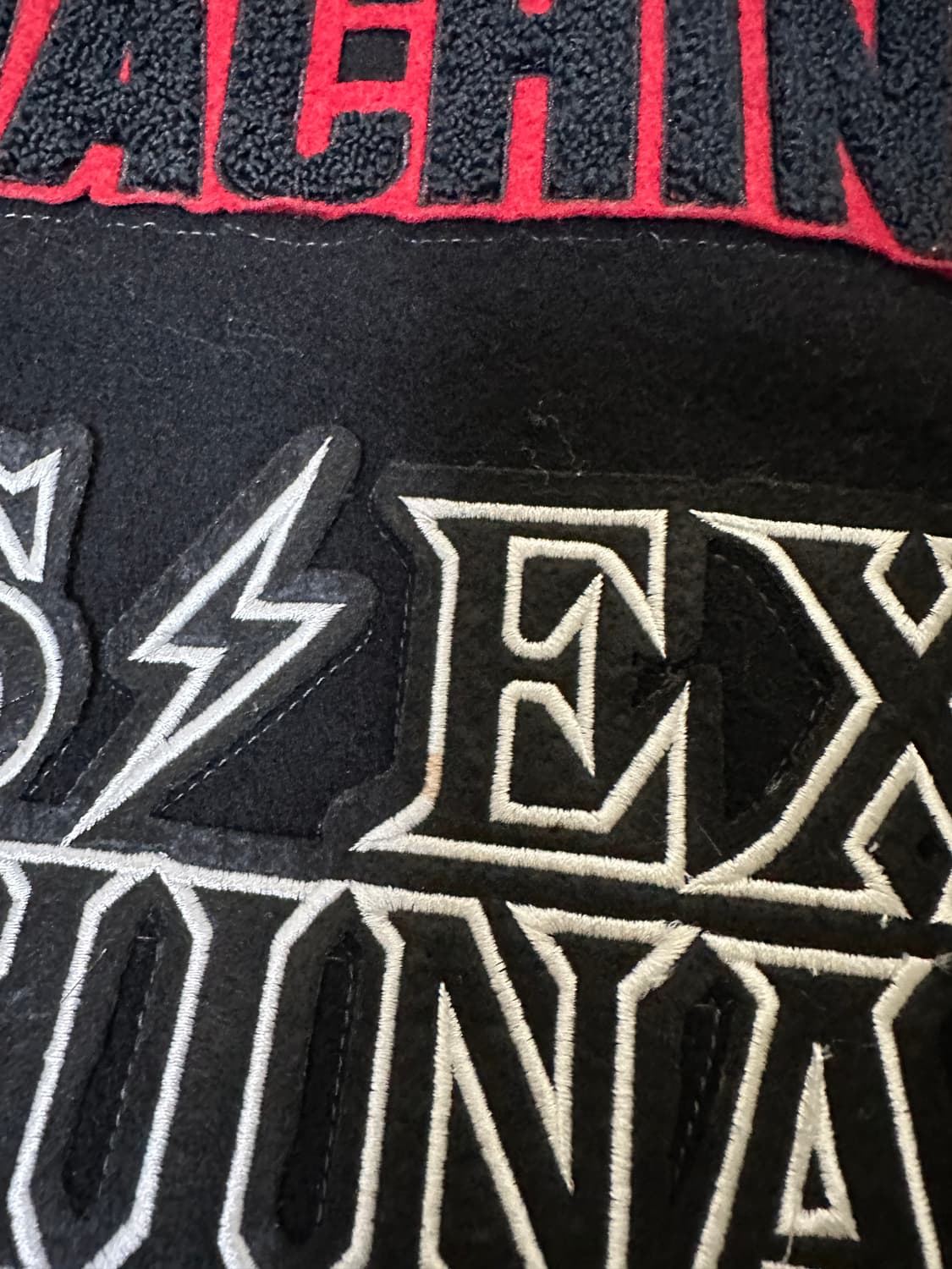 데우스 엑스 마키나/스피드샵 봄버(레더 바시티 자켓) (XL) 상품이미지3