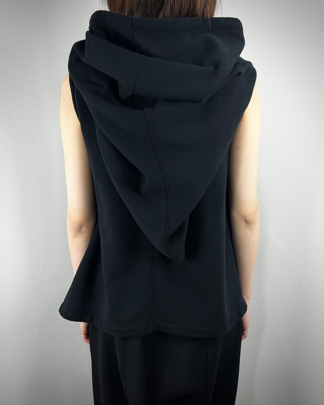 RICK OWENS DRKSHDW DRAPED HOOD VEST 상품이미지2
