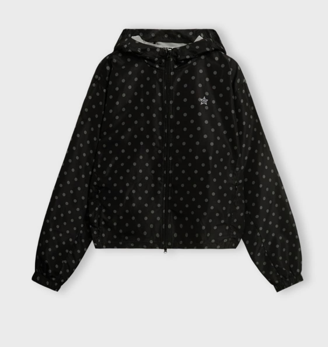 트위스타 도트 윈드브레이커 블랙 상품이미지1