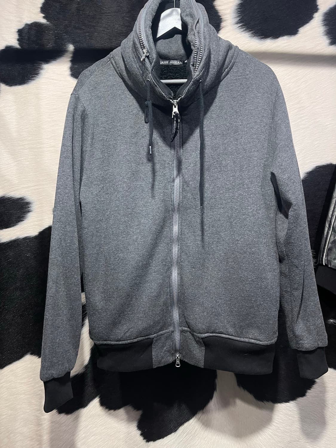 그레이 투웨이 집업 상품이미지3